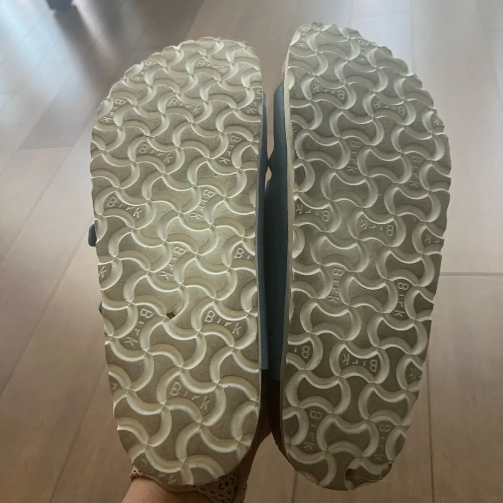 Birkenstock Women's Florida VEGAN Sandals Brushed Dove Blue EU 38 US 7-7.5 - Picture 8 of 10